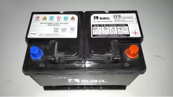Detailed analysis of the starter battery-EFB lead-acid battery