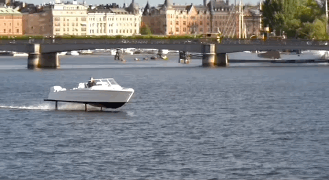 The electric spaceship is here! The one that flies over water, £192,000
