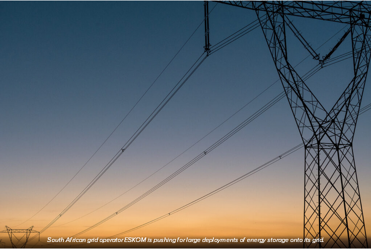 South African grid operator Eskom plans to deploy 199MW/832MWh battery energy storage project