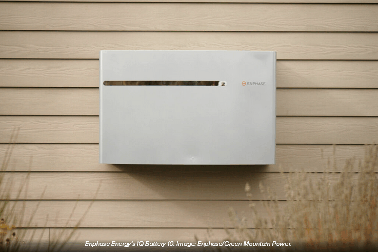 Enphase Energy plans to supply residential energy storage systems for GMP's virtual power plant
