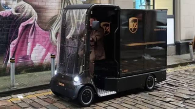 How will the eQuad electric 'bike' change the way UPS delivers?