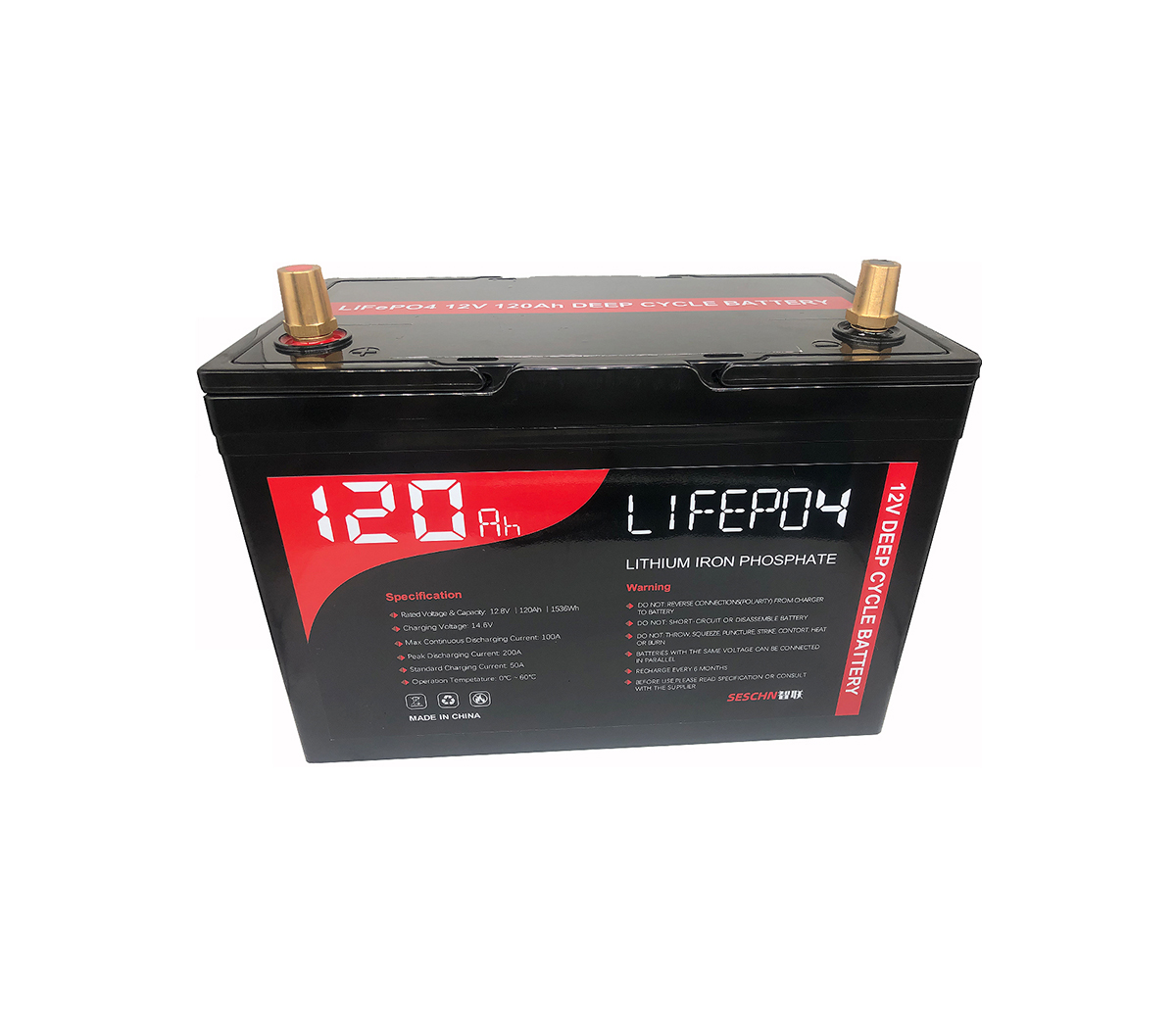 12V 120Ah Standard Deep Cycle 