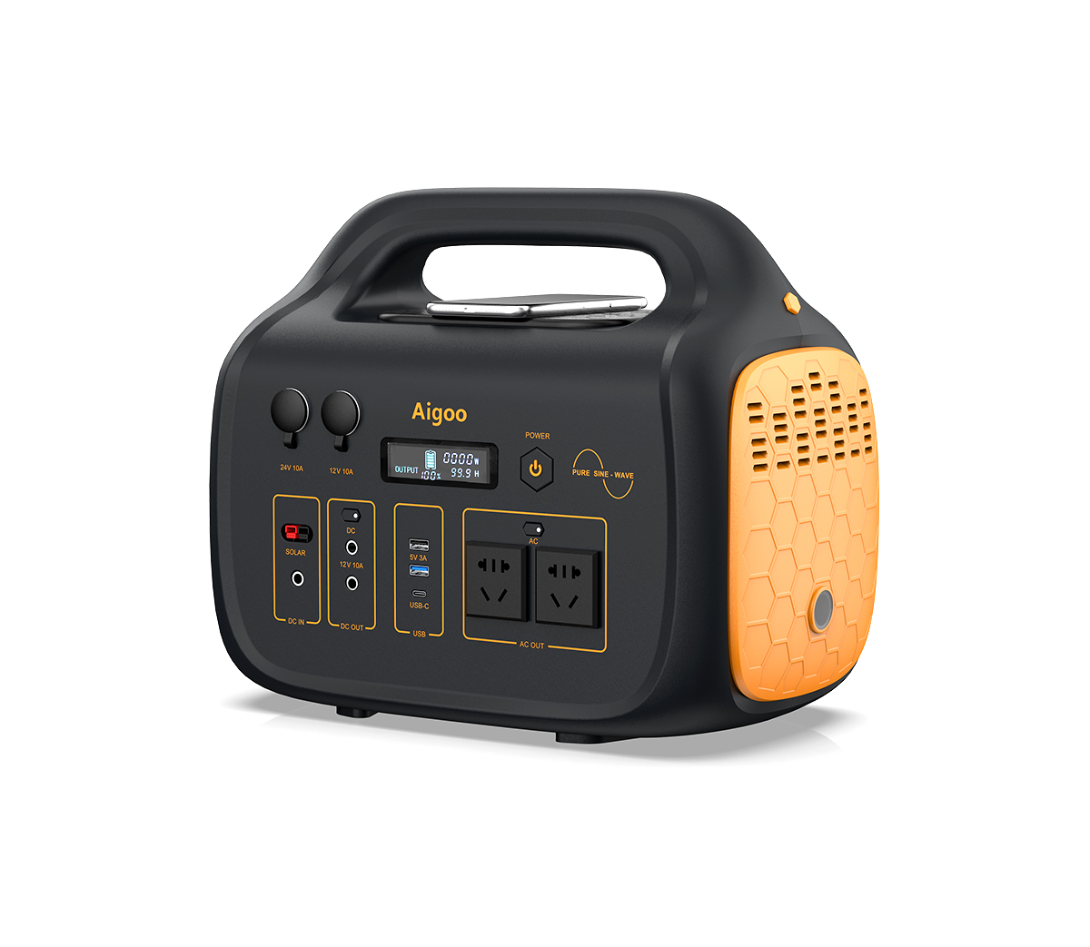 Portable Lithium(LFP) Power Station 1kWh 1000 Watts AC/DC