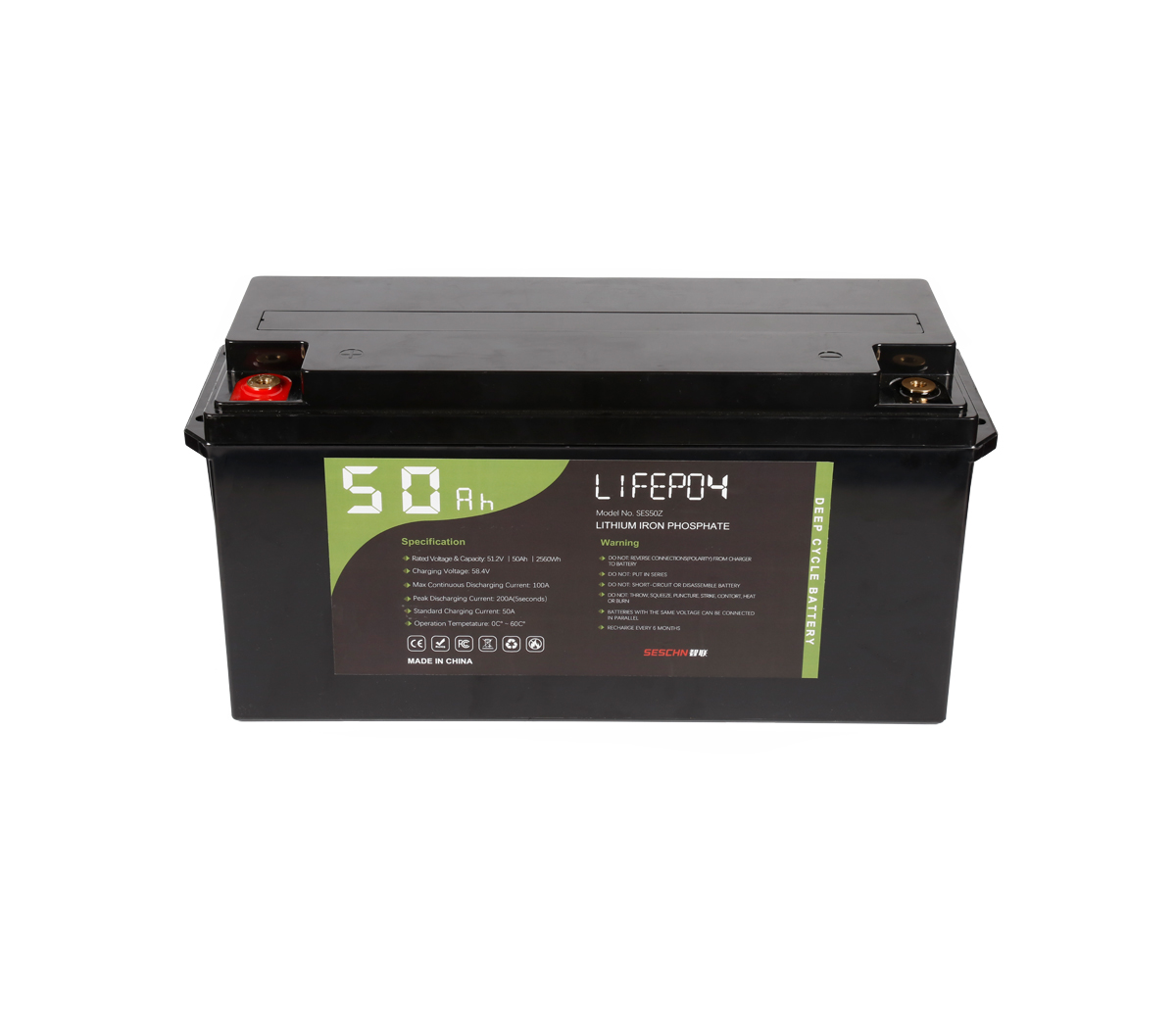 LFP48V50Ah Deep Cycle & Hi
