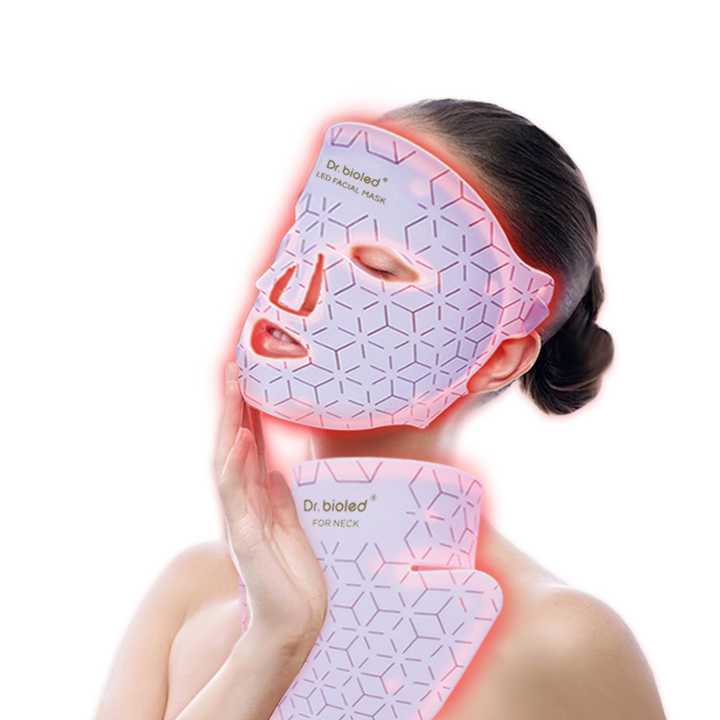 New Design Skin Rejuvenation Infrared 850nm Led Facial Mask 660nm Led Silicone 4 Color Face Light Th