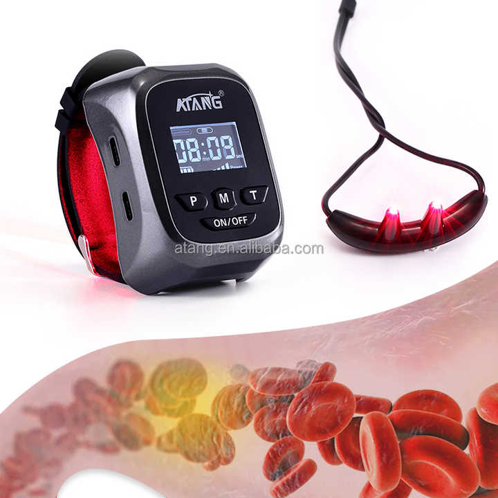 High Blood Sugar Diabetic Wrist Watch with Infrared Laser Therapy Health Physical Therapy Massage Pr