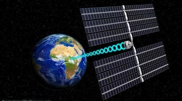 Space Solar Power Station Idea!polymer battery outdoor Processing