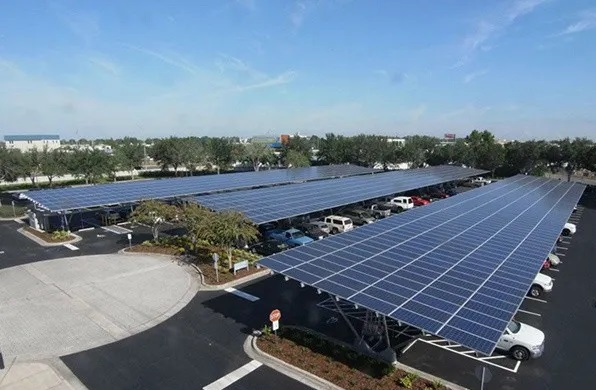 Advantages and basic composition of solar photovoltaic carport!ups battery outdoor factory